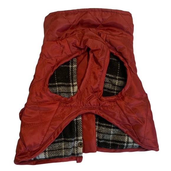 HP Pet Barn Coat | Insulated Puffer Jacket | Boutique | New | XS | Burgundy Dog - Picture 12 of 17